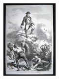 The Defence of Breed's Hill, Prescott in the Redoubt (Litho) Giclee Print by  American