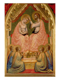 The Coronation of the Virgin Polyptych (Centre Panel) (See also 66540-66551) Giclee Print by Ambrogio Bondone Giotto