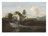 Landscape with a Watermill, C.1680 (Oil on Canvas) Giclee Print by Jacob Isaaksz. Or Isaacksz. Van Ruisdael