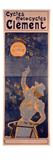 Poster Advertising Cycles Clement, Paris, Printed Bourgerie and Cie., C.1895 (Colour Litho) Giclee Print by Ferdinand Misti-mifliez