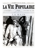 The Hand, Front Cover of 'La Vie Populaire', 1885 (Litho) Giclee Print by Francois Edouard Zier
