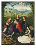 The Virgin of the Rose Garden, 1475-80 (Oil on Panel) Giclee Print by  Master of the St. Lucy legend