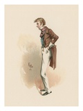 Toots, Illustration from 'Character Sketches from Charles Dickens', C.1890 (Colour Litho) Giclee Print by Joseph Clayton Clarke