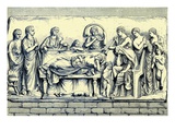 Conclamatio over the Dead, Illustration from 'History of Rome' by Victor Duruy, Published 1884 Giclee Print by  English