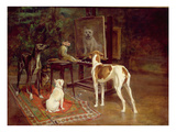 The Critics (Oil on Canvas) Giclée-Druck von A. Vimar