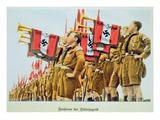 Fanfare of the Hitler Youth, Nazi Germany, 1935 (Photo) Giclee Print by  German photographer