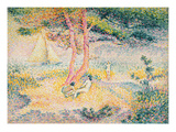The Beach at St. Clair, 1901 (Oil on Canvas) Giclee Print by Henri-Edmond Cross