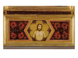 Wounded Christ from the Coronation of the Virgin Polyptych (Centre Predella) (See also 65540-65551) Giclee Print by Ambrogio Bondone Giotto