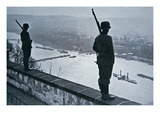 German Sentries on the Ramparts of the Ehrenbreitstein Castle, 1936 Reproduction procédé giclée par  German photographer