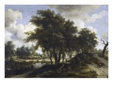 The Cottage, C.1663 (Oil on Oak Panel) Lámina giclée por Meindert Hobbema The Cottage, C.1663 (Oil on Oak Panel) Lámina giclée por Meindert Hobbema