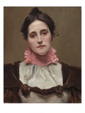 Mrs. William Merritt Chase, C.1890 (Oil on Canvas) Giclee Print by William Merritt Chase