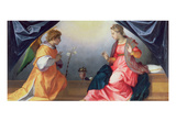 Anunciación Lámina giclée por Andrea del Sarto