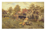 In the Orchard Giclee Print by Harold Waite