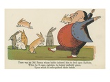 There Was an Old Person Whose Habits Induced Him to Feed Upon Rabbits Giclee Print by Edward Lear