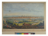A View of Florence from the Covent of Capuchins at Montughi, Engraved by John Bowles (Fl.1724-1756) Giclee Print by Giuseppe Zocchi
