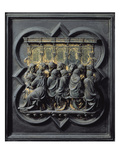 The Last Supper, Twelfth Panel of the North Doors of the Baptistery of San Giovanni, 1203-24 Giclee Print by Lorenzo Ghiberti