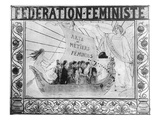 Poster Advertising the Feminist Federation, Printed by Ceramine, Paris, 1902 (Litho) Giclee Print by Felix Regamey