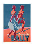 Advertisement for Bally Sandals, 1935 (Colour Litho) Giclée-Druck von  Gerald