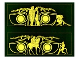 Dionysos, Hephaistos and Satyrs, Illustration from 'Greek Vase Paintings' Giclee Print by  English