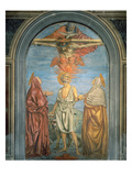 Holy Trinity with St. Jerome (Fresco) Giclee Print by Andrea Del Castagno