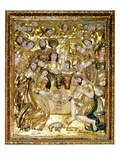 Adoration of the Magi, 1662 (Wood) Giclee Print by Jean Douille