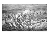 The Mountain Meadows Massacre of 1857 (Engraving) Giclee Print by  American