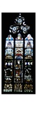 St. Benedict and Benedictine Monks (Stained Glass) Giclee Print by  French