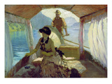 On the Lake of Quattro Cantoni, 1881 Giclee Print by Giuseppe Or Joseph De Nittis