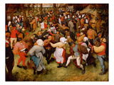 The Wedding Dance, C.1566 (Oil on Panel) Giclee Print by Pieter the Elder Bruegel