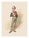 Sam Weller, Illustration from 'Character Sketches from Charles Dickens', C.1890 (Colour Litho) Giclee Print by Joseph Clayton Clarke