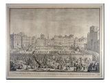 The Festa Del Calcio in Piazza Santa Croce, Engraved by Carlo Gregori (1719-59) 1738 (Engraving) Giclee Print by Giuseppe Zocchi