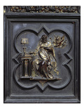 St Mark the Evangelist, Panel D of the North Doors of the Baptistery of San Giovanni, 1403-24 Giclee Print by Lorenzo Ghiberti