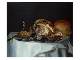 Still Life with Meat and Bread (Pair of 78161) Giclee Print by George, of Chichester Smith