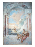 Achilles Consoled by His Mother, Thetis, from 'The Iliad' by Homer, 1757 (Fresco) Giclee Print by Giovanni Battista Tiepolo