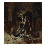 A Kitchen Corner, C.1642-44 (Oil on Wood Panel) Giclee Print by Willem Kalf