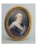 Portrait of Prince Charles Nicholas Othon of Nassau-Siegen, 1790 (W/C and Gouache on Ivory) Reproduction procédé giclée par Friedrich Heinrich Fuger