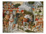 The Journey of the Magi to Bethlehem, the Right Hand Wall of the Chapel, C.1460 Giclee Print by Benozzo di Lese di Sandro Gozzoli