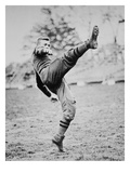 Dwight D. Eisenhower as a Cadet Footballer at West Point Academy, New York, 1912 (B/W Photo) Giclee Print by  American Photographer