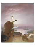 The Hudson River from Hoboken, 1878 (Oil on Panel) Giclee Print by Robert Walter Weir