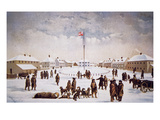 View of Fort Garry (Colour Litho) Giclee Print by  English