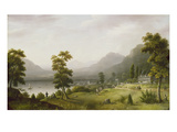 Carter's Tavern at the Head of Lake George, 1817-18 (Oil on Canvas) Giclee Print by Francis Guy