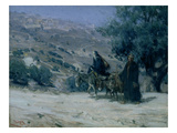 Flight into Egypt, 1899 (Oil on Canvas) Reproduction procédé giclée par Henry Ossawa Tanner