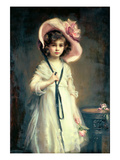 Portrait of Nancy, Daughter of Arthur Tooth Giclee Print by Mary Lemon Waller