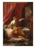 Samson and Delilah, 1766 (Oil on Canvas) Giclée-tryk af Pompeo Girolamo Batoni Samson and Delilah, 1766 (Oil on Canvas) Giclée-tryk af Pompeo Girolamo Batoni