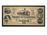 Confederate Paper Money, 1st March, 1863 (Litho) Giclee Print by  American