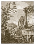 Plate I, from 'Ruins of the Palace of Emperor Diocletian at Spalatro in Dalmatia', Published 1764 Giclee Print by Robert Adam