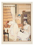 An Enema, Illustration from 'The Works of Hippocrates', 1934 (Colour Litho) Giclee Print by Joseph Kuhn-Regnier