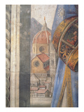 The Duomo, Detail from the Fresco in the Sala Dei Gigli, C1470 (Fresco) Giclee Print by Domenico Ghirlandaio