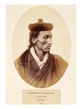 Interpreter at Darjeeling, Tibetan, Bhotan, from 'The People of India', by J. Forbes Watson Giclee Print by  English Photographer