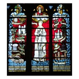 God and the Virgin (Stained Glass) Giclee Print by  French